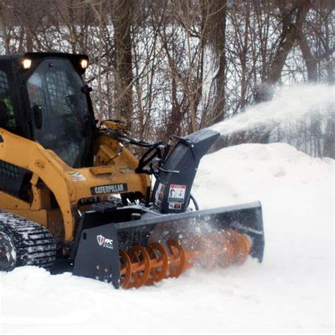 case skid steer attachments snow blower|snow blower attachment for bobcat.